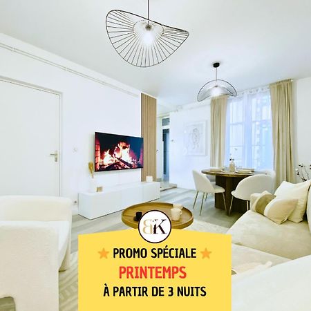 Le Subtil - Best Keys - Elegance & Confort - 2 Chambres Separees - Lit Queen Size - Smart Tv Netflix - Entre Gare & Centre Ville - A 1H De Paris - Wifi Fibre - Check-In Autonome Санс Экстерьер фото